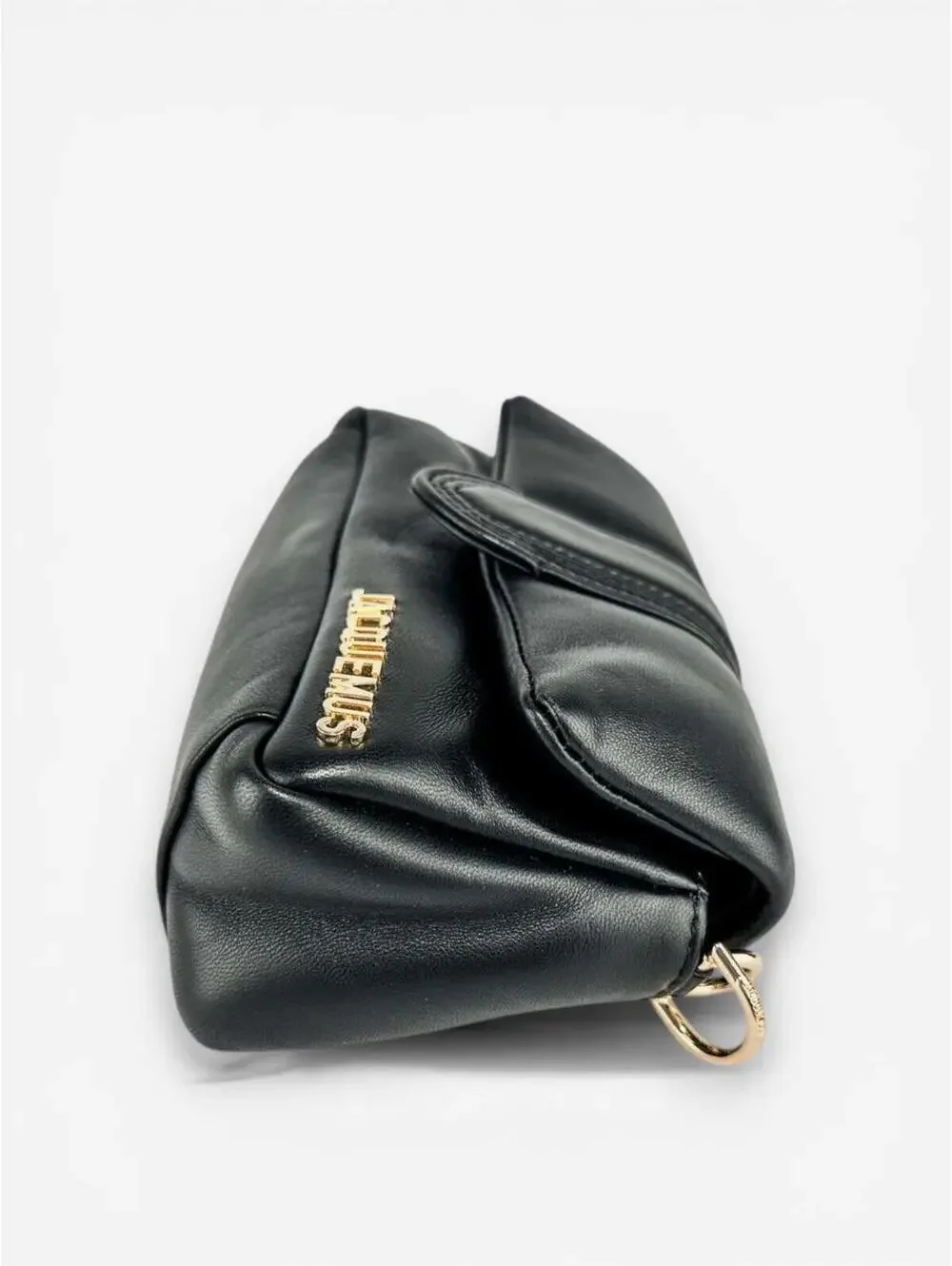 Jacquemus Le Petit Bambimou Black Leather Top Handle Crossbody Bag NWT - Picture 4 of 9